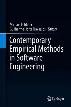 Contemporary Empirical Methods in Software Engineering de Michael Felderer