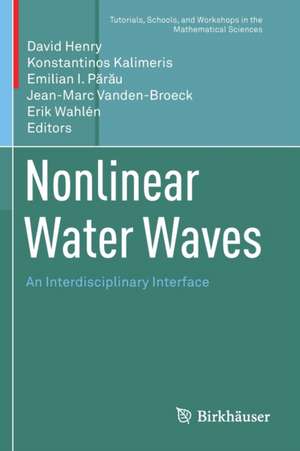 Nonlinear Water Waves: An Interdisciplinary Interface de David Henry