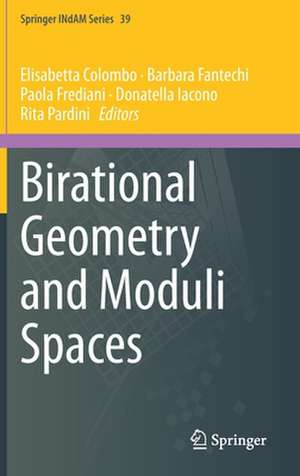 Birational Geometry and Moduli Spaces de Elisabetta Colombo