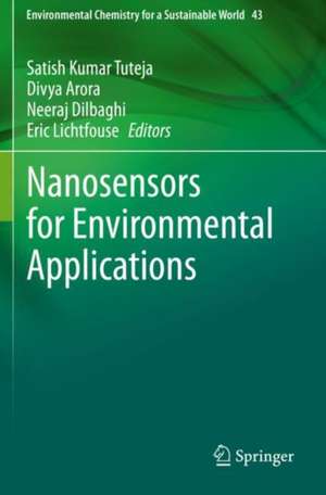 Nanosensors for Environmental Applications de Satish Kumar Tuteja