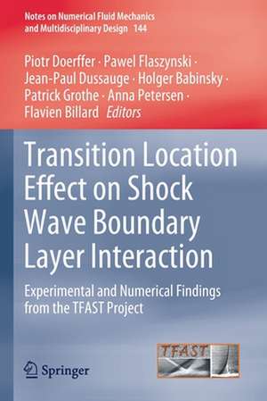 Transition Location Effect on Shock Wave Boundary Layer Interaction: Experimental and Numerical Findings from the TFAST Project de Piotr Doerffer