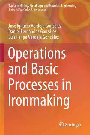 Operations and Basic Processes in Ironmaking de José Ignacio Verdeja González