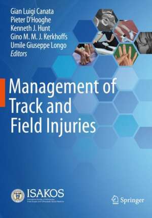 Management of Track and Field Injuries de Gian Luigi Canata