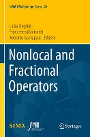 Nonlocal and Fractional Operators de Luisa Beghin