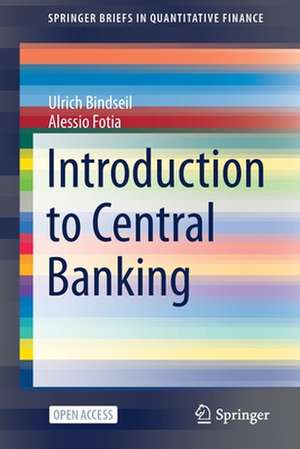 Introduction to Central Banking de Ulrich Bindseil