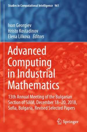 Advanced Computing in Industrial Mathematics: 13th Annual Meeting of the Bulgarian Section of SIAM, December 18-20, 2018, Sofia, Bulgaria, Revised Selected Papers de Ivan Georgiev