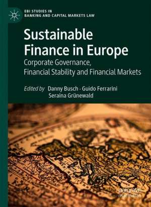 Sustainable Finance in Europe: Corporate Governance, Financial Stability and Financial Markets de Danny Busch