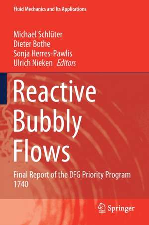 Reactive Bubbly Flows: Final Report of the DFG Priority Program 1740 de Michael Schlüter