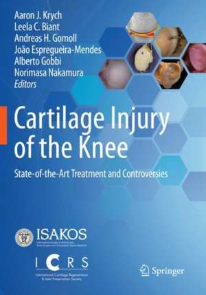 Cartilage Injury of the Knee: State-of-the-Art Treatment and Controversies de Aaron J. Krych