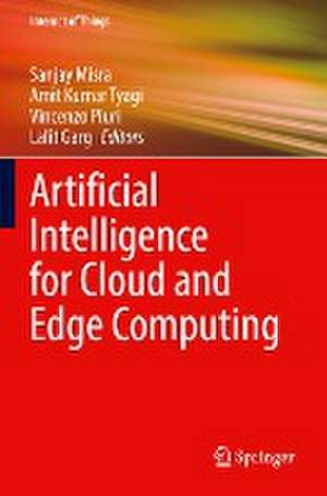 Artificial Intelligence for Cloud and Edge Computing de Sanjay Misra