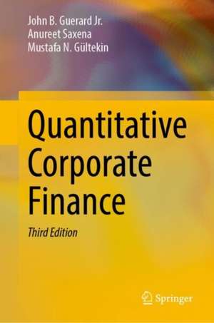 Quantitative Corporate Finance de John B. Guerard Jr.