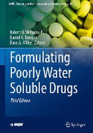 Formulating Poorly Water Soluble Drugs de Robert O. Williams III