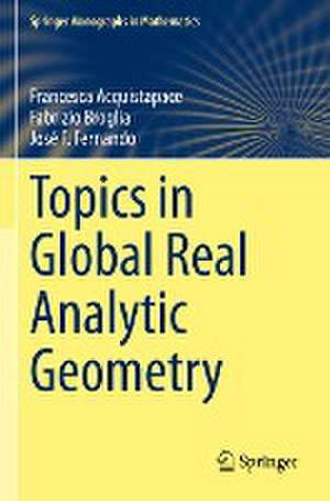 Topics in Global Real Analytic Geometry de Francesca Acquistapace