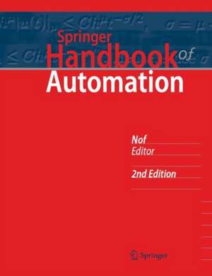 Springer Handbook of Automation de Shimon Y. Nof