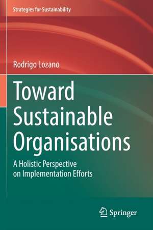 Toward Sustainable Organisations: A Holistic Perspective on Implementation Efforts de Rodrigo Lozano