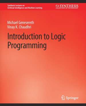 Introduction to Logic Programming de Michael Genesereth