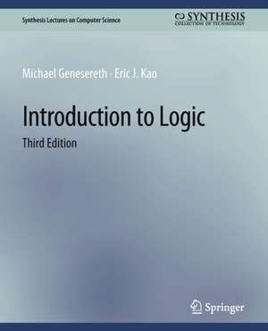 Introduction to Logic, Third Edition de Michael Genesereth