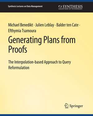 Generating Plans from Proofs de Michael Benedikt