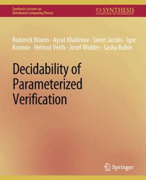 Decidability of Parameterized Verification de Roderick Bloem