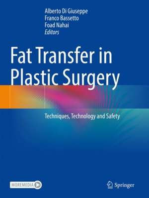 Fat Transfer in Plastic Surgery de Alberto Di Giuseppe