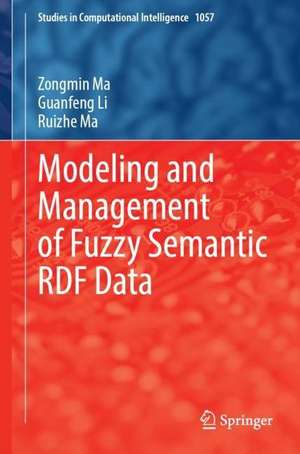 Modeling and Management of Fuzzy Semantic RDF Data de Zongmin Ma