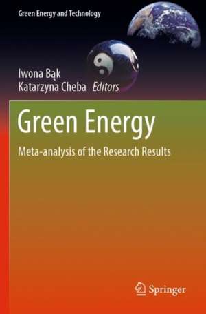 Green Energy: Meta-analysis of the Research Results de Iwona Bąk