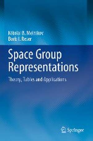 Space Group Representations: Theory, Tables and Applications de Nikolai B. Melnikov