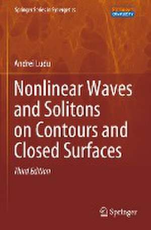 Nonlinear Waves and Solitons on Contours and Closed Surfaces de Andrei Ludu