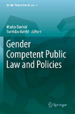 Gender Competent Public Law and Policies de Marko Davinić