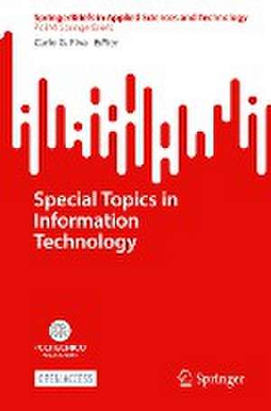 Special Topics in Information Technology de Carlo G. Riva