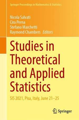 Studies in Theoretical and Applied Statistics: SIS 2021, Pisa, Italy, June 21–25 de Nicola Salvati