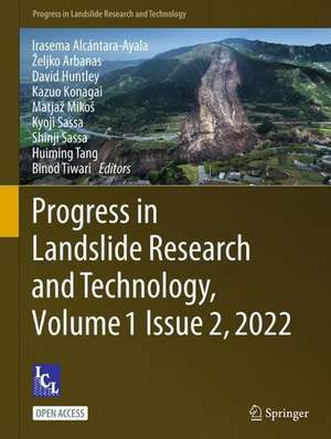 Progress in Landslide Research and Technology, Volume 1 Issue 2, 2022 de Irasema Alcántara-Ayala