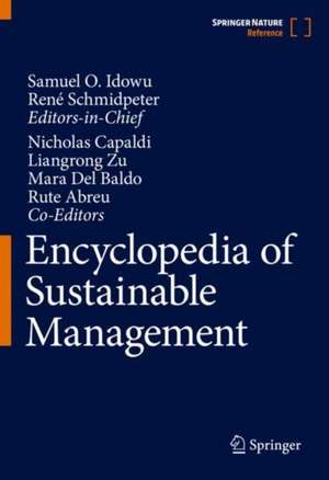 Encyclopedia of Sustainable Management de Samuel Idowu