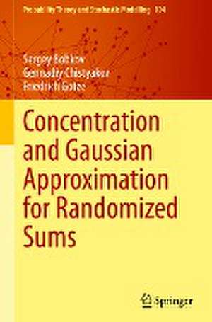 Concentration and Gaussian Approximation for Randomized Sums de Sergey Bobkov