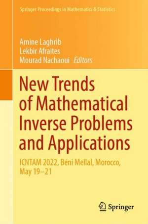 New Trends of Mathematical Inverse Problems and Applications: ICNTAM 2022, Béni Mellal, Morocco, May 19–21 de Amine Laghrib