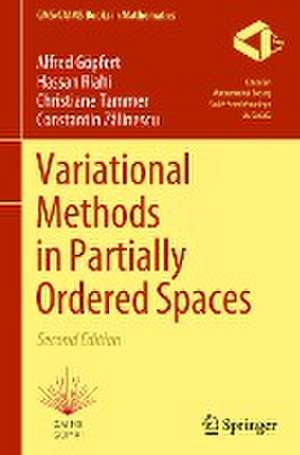 Variational Methods in Partially Ordered Spaces de Alfred Göpfert