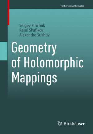 Geometry of Holomorphic Mappings de Sergey Pinchuk