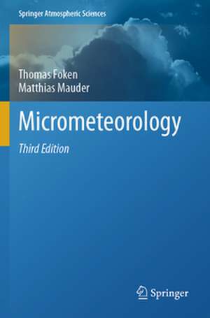 Micrometeorology de Thomas Foken