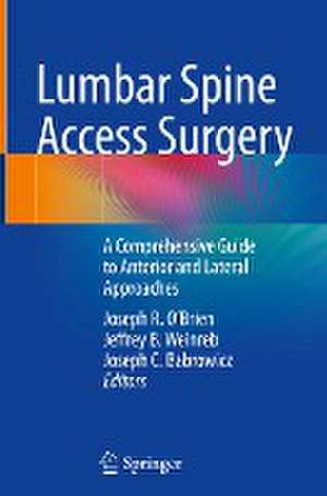 Lumbar Spine Access Surgery: A Comprehensive Guide to Anterior and Lateral Approaches de Joseph R. O'Brien