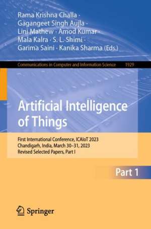Artificial Intelligence of Things de Rama Krishna Challa