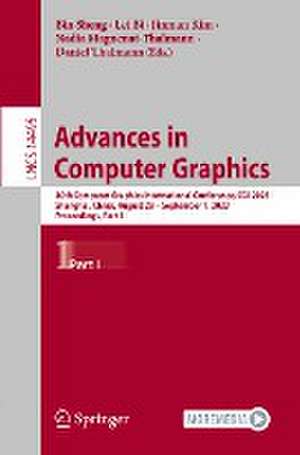 Advances in Computer Graphics: 40th Computer Graphics International Conference, CGI 2023, Shanghai, China, August 28 – September 1, 2023, Proceedings, Part I de Bin Sheng