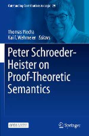 Peter Schroeder-Heister on Proof-Theoretic Semantics de Thomas Piecha