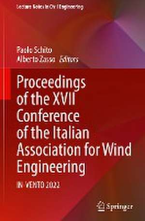 Proceedings of the XVII Conference of the Italian Association for Wind Engineering: IN-VENTO 2022 de Paolo Schito