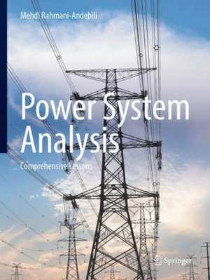 Power System Analysis de Mehdi Rahmani-Andebili