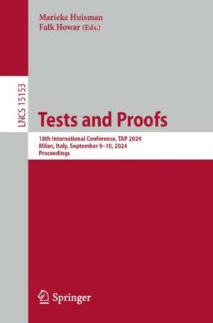 Tests and Proofs de Marieke Huisman