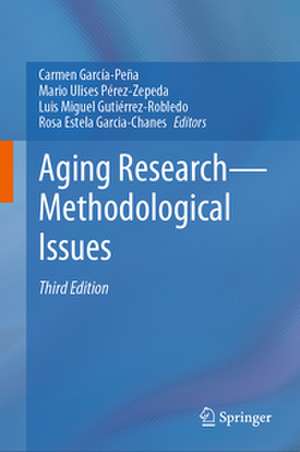 Aging Research-Methodological Issues de Carmen García-Peña