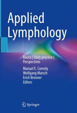 Applied Lymphology de Manuel E. Cornely