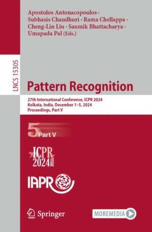 Pattern Recognition de Apostolos Antonacopoulos