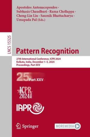 Pattern Recognition de Apostolos Antonacopoulos