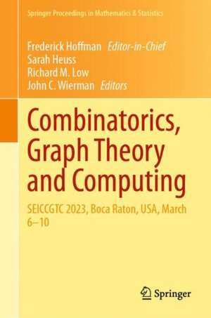 Combinatorics, Graph Theory and Computing de Sarah Heuss